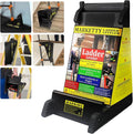 Ladder Leveler, Pitch Hopper, Ladder Stabilizer with Storage, Ladder Levelers for Stairs and Extension Ladders, Easy to Use, Conquer Uneven Ground (Regular Black)