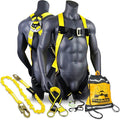 KwikSafety - Charlotte, NC - TORNADO Fall Protection Safety Harness [Full Body Single D-Ring] Construction ANSI Tested OSHA