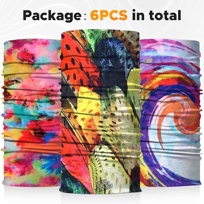 JOEYOUNG Headwear, Bandana, Neck Gaiter Head Wrap Headband Balaclava Magic Scarf