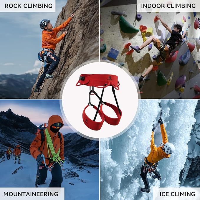 KAILAS Airo Rock Climbing Harness Men Roofing Harnesses Rescue Mountaineering Safety Belt Women Comfortable Lightweight