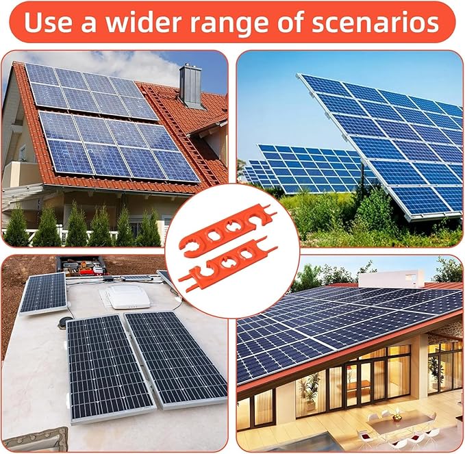Solar Connector Wrench Disconnect Tool Cable Wire Assembly Tool for Solar Panel Cable PV System Wire,Solar Spanner Wrench Disconnect Tool 6Pcs