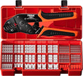 PEBA Crimping Tool and JST Connector Kit - 21 Types of 2.0 mm JST-PH 2/3/4/5/6-Pin Connectors & Crimp Pins, 2.5 mm JST-SYP Housings and Contacts, for DIY Electronics - Suitable for AWG 32-20 Wires