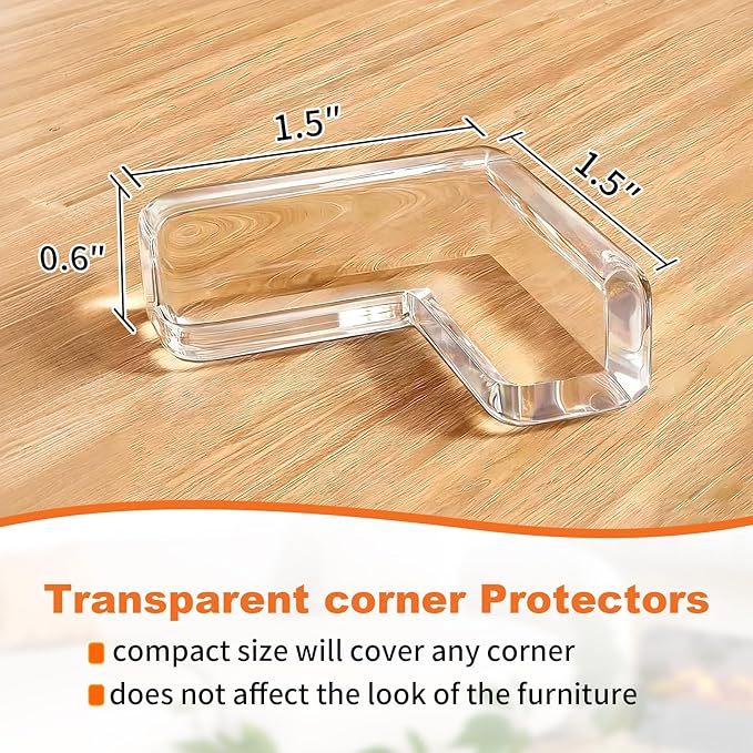 Corner Guards, (16 Pack) Corner Protectors Baby Proof Corners and Edges Furniture Table Protectors Corner Covers Baby Safety Bumpers Cushion, Baby Proofing, Clear