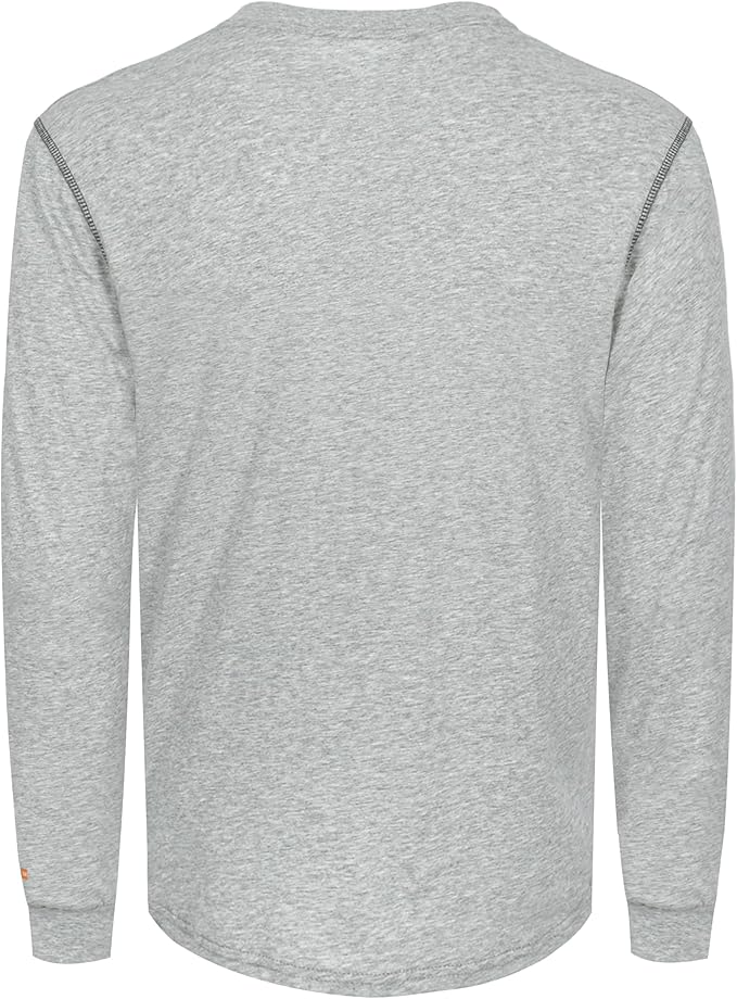 VATRENUS FR Shirts 4oz Lightweight Flame Resistant Henley 100% Cotton Men's Pre-Washed Fire Retardant Base Layer