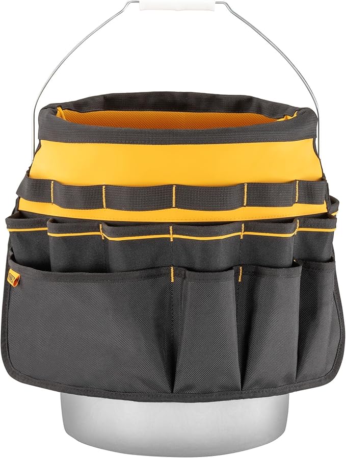 DEWALT Tool Organizer, 37 Pockets and Loops for Tool Storage Including a TOUGHCASE Pocket (DWST560109)