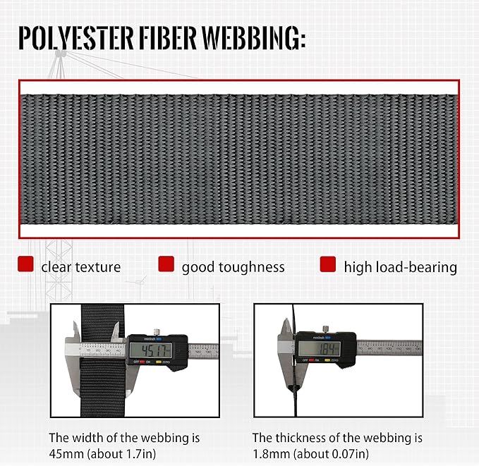 Climbing Belts, Thicken Professional Half Body Safety Belt Climbing Gear for Tree Climbing, Fire Rescue, Roofing