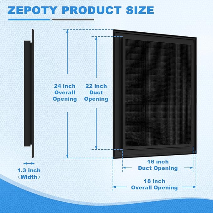 18" x 24" Gable Vent - Premium Aluminum, Sturdy & Stylish Shed Vents with Screen, Effectively Removing Heat- Ideal for Ventilation in Houses [Vent Opening: 16" x 22"]