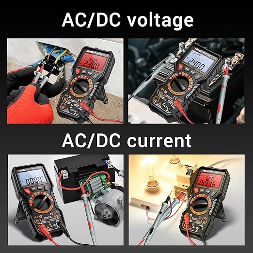 ANENG Multimeter,TRMS 20000 Counts Magnetic Digital Tester with High Resolution Auto Ranging MAX/MIN Voltmeter Measures AC/DC Voltage,Current,Resistance,Capacitance, NCV,Data Hold Amp for Automotive