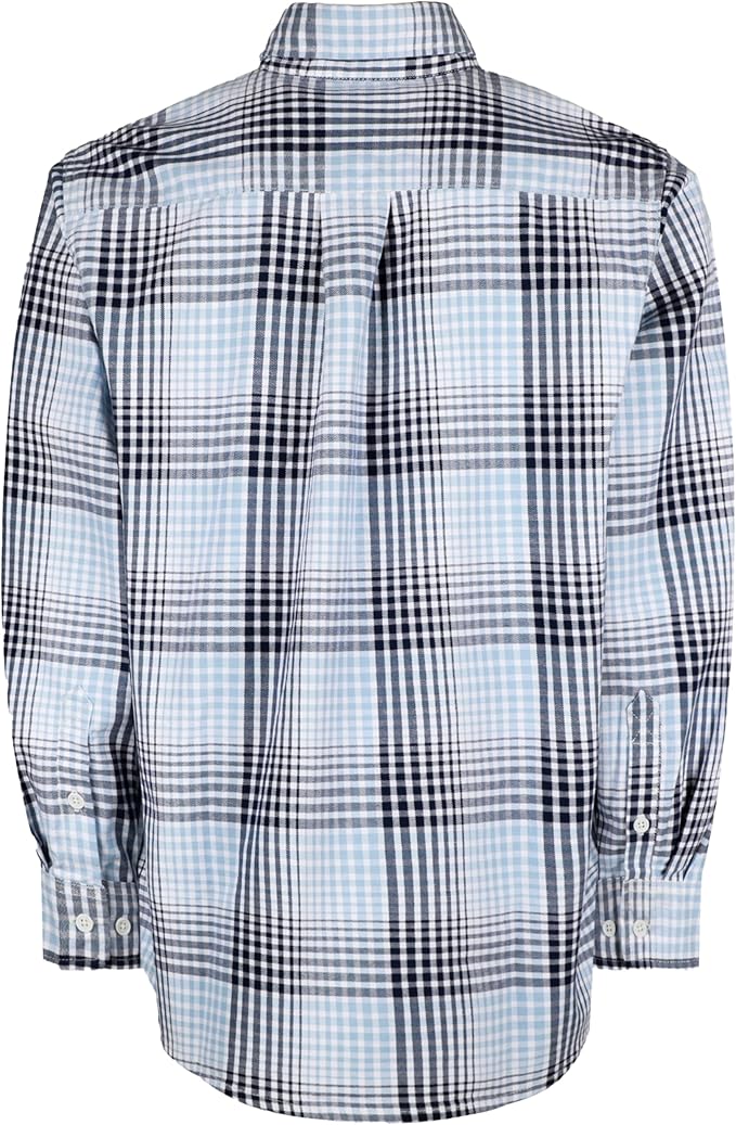 TICOMELA Men’s Mid-Weight FR Welding Shirt, 7.5oz 100% Cotton NFPA 2112 CAT2 – Flame-Resistant Button-Down Work Shirt