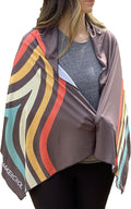 SHAKEitCOOL Large Cooling Shawl - Instant Heat Relief for Outdoor Events
