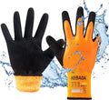 Kebada T1 Waterproof Winter Work Gloves for Men and Women,Insulated Work Gloves for Men Cold Weather,Warm Freezer Gloves Small