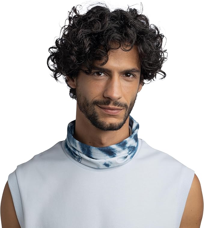 Buff CoolNet UV Half Neck Gaiter – UPF 50 Sun Protection, Cooling Face Mask, Quick Dry, Solid & Patterned, Adult Size