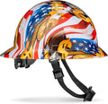 Acerpal Full Brim Vented Camo Design Matte Finish OSHA Construction Hard Hat with 6-Point Suspension
