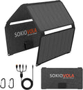 [Upgraded] Foldable Solar Panels 50W Portable Solar Panel Charger 3 Output Ports (USB-A USB-C DC) Folding Solar Panel for Camping Hiking RV Outdoor Activities