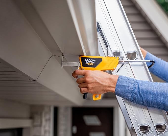 Ladder Safety Device - Lightweight, Installs in Seconds with One Hand