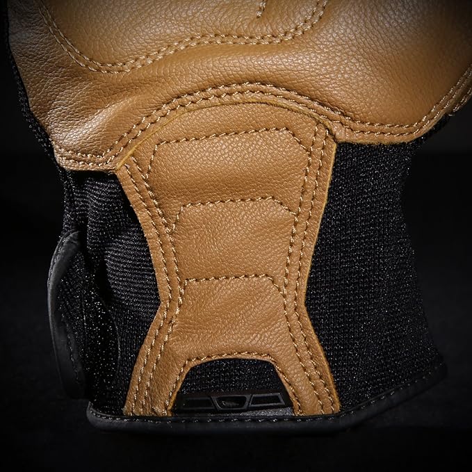 Ironclad Ranchworx Work Gloves RWG2, Premier Leather Work Glove, Performance Fit, Durable, Machine Washable, (1 Pair), RWG2-05-XL,Brown/Black