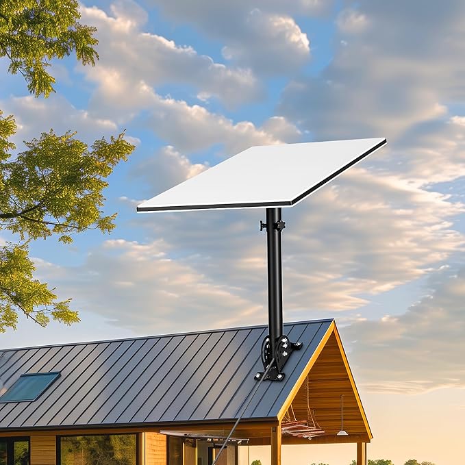 Star link Heavy Duty Pivot Roof Mount, 160 Degree Tilt for Better Signal, Compatible with Star link Gen 3 Dish