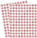 JarThenaAMCS 2400 Pcs Christmas Mini Sticker Red White Candy Paper Decal Xmas Winter Self-Adhesive Sticker for Reward Envelope Scrapbook Gift DIY Supplies, 0.5 in