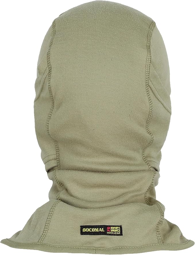 BOCOMAL FR Flame Resistant Balaclava Face Mask Arc Rated NFPA2112 CAT2 Helmet Liner Covering Hood for Welding