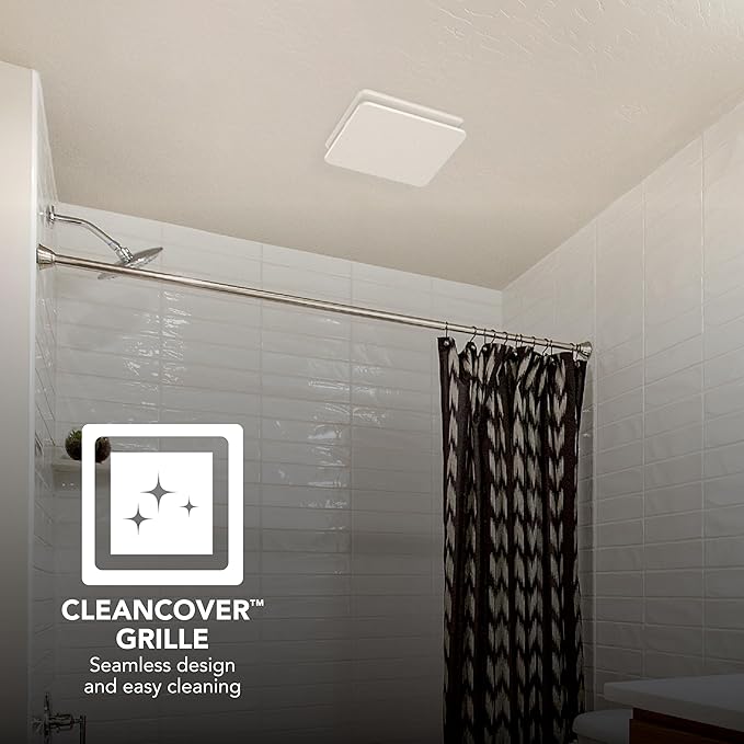 Broan-NuTone® Roomside Series Humidity Sensing Bathroom Exhaust Fan, 80 CFM, ENERGY STAR®