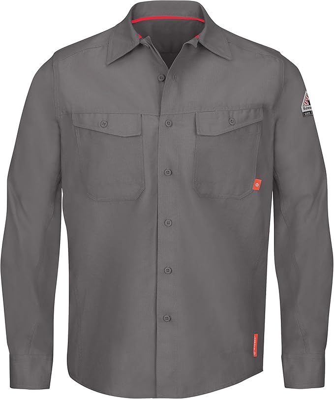 Bulwark FR Men's Flame Resistant Men's Iq Series Endurance Work Shirt
