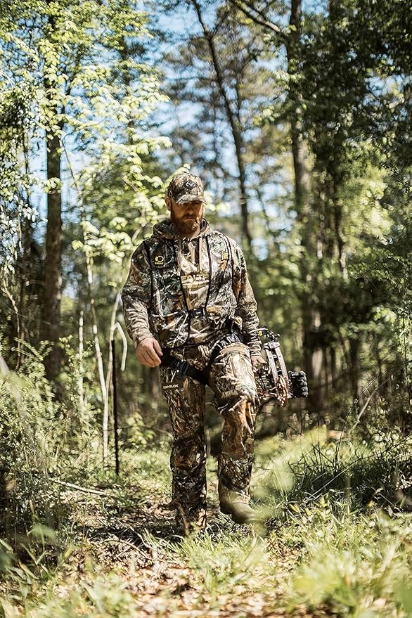 Hunter Safety System TreeStalker II Harness: Lightweight Tree Stand Safety Harness for Hunting, All-Season Fit