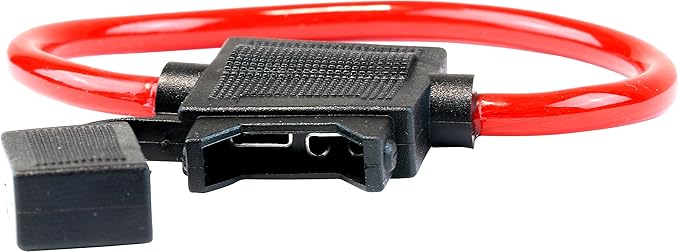 10 Pack - EPAuto 12V-DC ATC/ATO 12 AWG In-Line Fuse Holder for 30A fuses