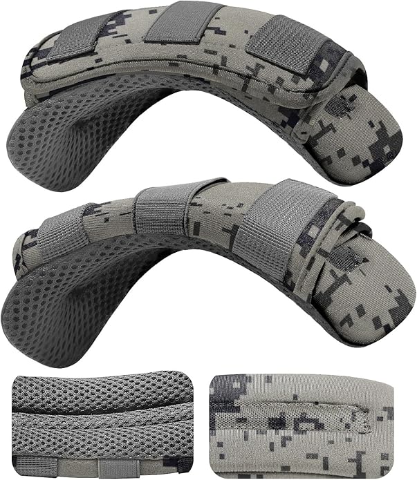 ZINMARK 2Pcs Thick Cushioned Shoulder Pads, Anti-Slip Design and Breathable Mesh Pads for Shoulder Strap,Soft and Comfortable
