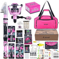 Goture Pink Fishing Rod and Reel Combo - ML Action Spinning Reel Pole with Pink Bag - Telescopic Rod Kit for Starter Travel Saltwater Freshwater, Gift for Woman