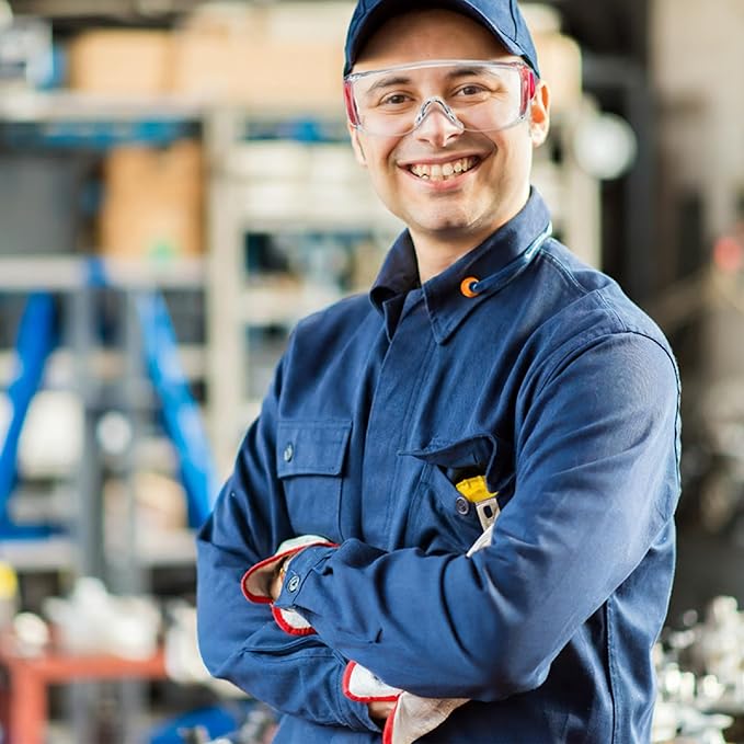 UNCO- Safety Goggles Over Glasses, Protective Goggles, Anti Fog, Work, Safety Glasses Over