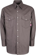 KONRECO FR Shirts for Men 6.5oz Lightweight Work Uniform Flame Resistant Welding Shirt/Water & Stain Repellent