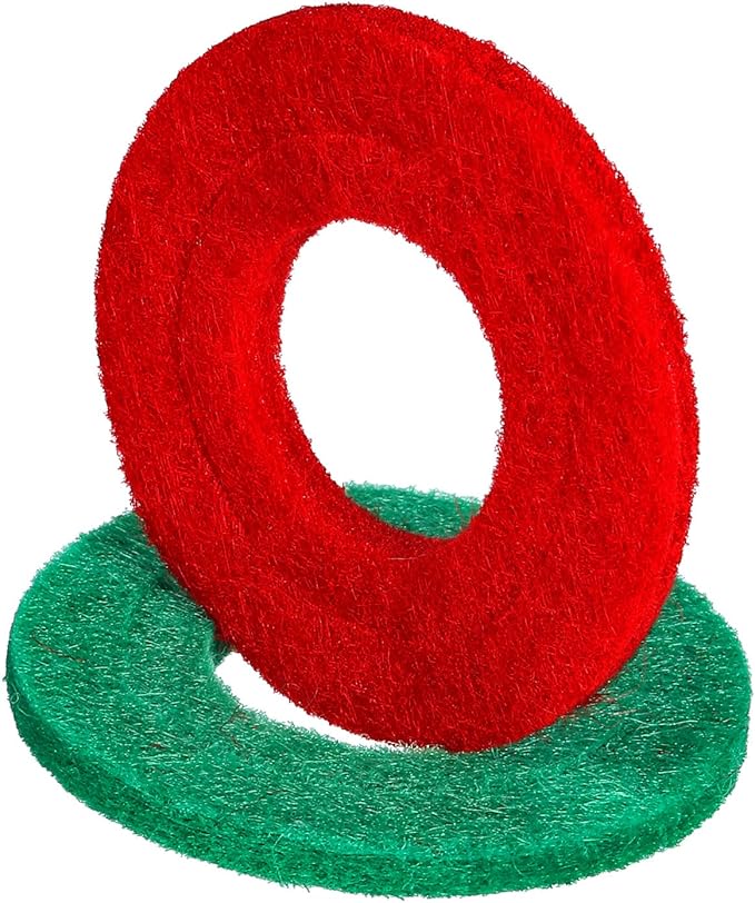 Pangda 6 Pcs Battery Terminal Anti Corrosion Washers Fiber Battery Washers Terminal Protector (Green,Red)