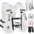 Running Vest Hydration Backpack for Men Women, 5L Lightweight Running Backpack Hydration Pack for Marathon, Trail, Cycling, Hiking, Jogging