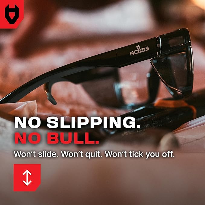 NoCry ANSI Z87.1 Clear Safety Glasses with Side Shields — Durable Anti Fog & Scratch Resistant Eye Protection Glasses or Men & Women — ANSI Z87 Rated Protective Eyewear with 100% UV Shielding for Work
