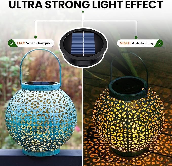 8 Pack Solar Light Replacement Tops(3.23 Inch Top, 2.83 Inch Bottom), Waterproof Replacement Solar Lantern Parts for Outdoor Hanging Lanterns DIY Table Lights Garden Patio Decor