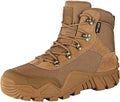 FREE SOLDIER Men's Waterproof Hiking Boots Tactical Work Boots Outdoor Lightweight Military Boots