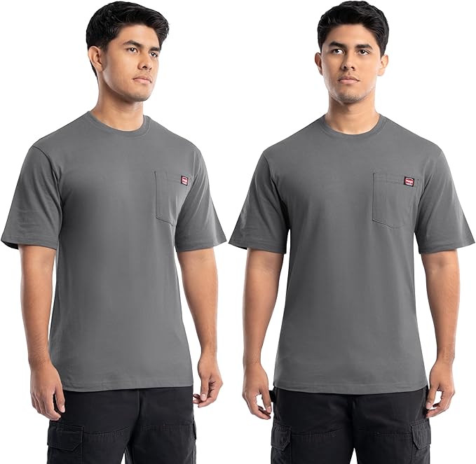 Wrangler Men's Short Sleeve Pocket T-Shirt, 2-Pack