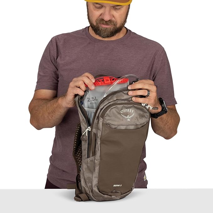 Osprey Berm Biking Backpack with Hydraulics Reservoir - Lightweight Hydration Backpack for Men and Women