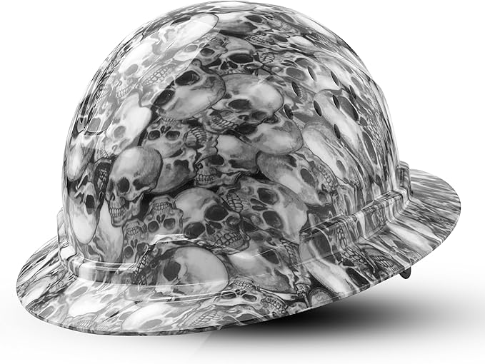 Hard Hat Full Brim Hardhats Safety Helmet Hydro Dipping HDPE ANSI Type Ⅰ Class C Certified ANSI Z89.1 Construction Work Industrial Vented