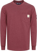 BOCOMAL FR Shirts Lightweight Classic Crew Long Sleeve Fire Resistant Shirt CAT2
