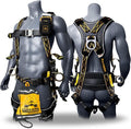 KwikSafety - TYPHOON Safety Harness [3 D-RINGS + BACK SUPPORT] Safety Harness Fall Protection Kit, 2025 ANSI Compliant