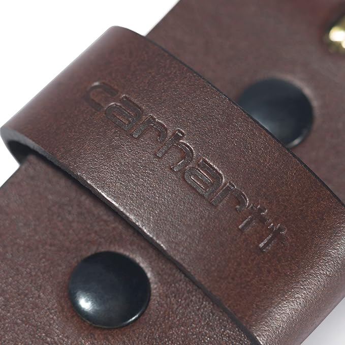 Carhartt Men's Bridle Leather Classic Buckle and Scratchless Belts
