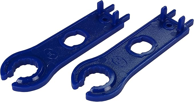 Temco 2 PV Solar Panel Connector Spanner Pair Wrench Disconnect Tool Set