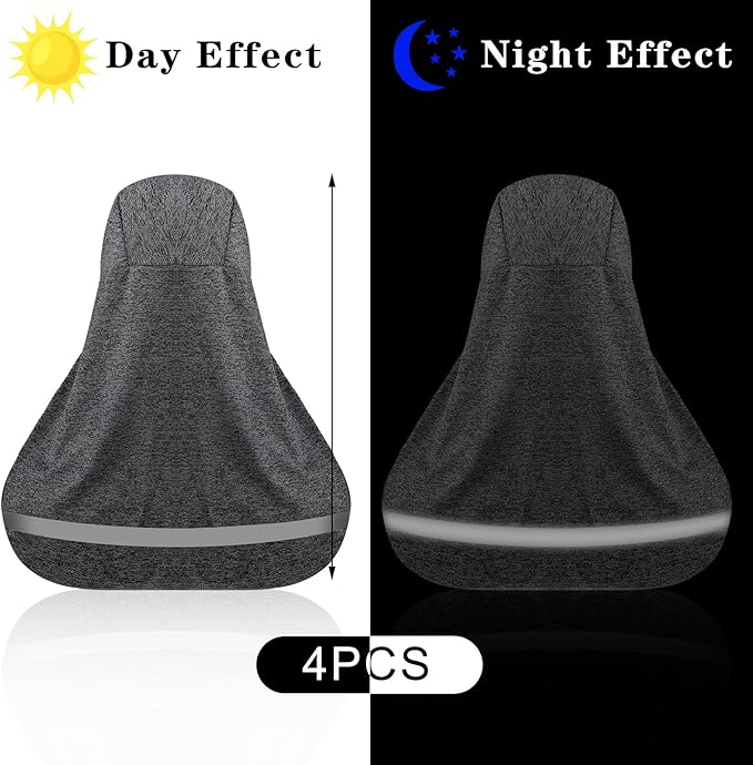 Sintege 4 Pieces Sun Shade Hat Neck Sun Shade Hat Cooling Skull Cap