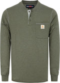 BOCOMAL FR Shirts for Men 5.5oz Lightweight Long Sleeve Work Henley Fire Resistant Shirt CAT2