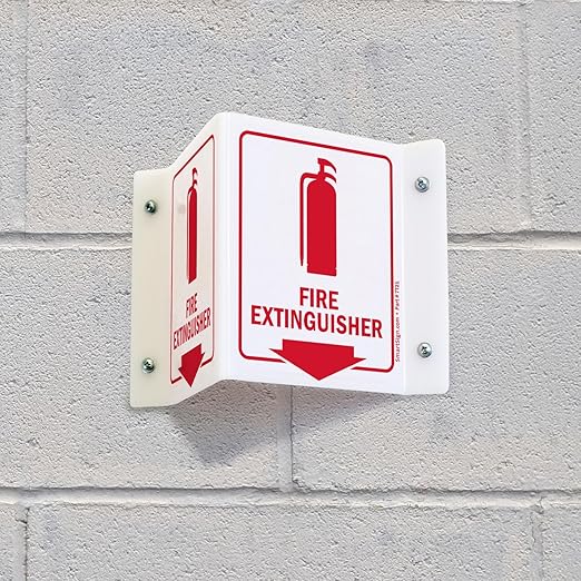 SmartSign "Fire Extinguisher" Projecting Sign | 5" x 6" Acrylic