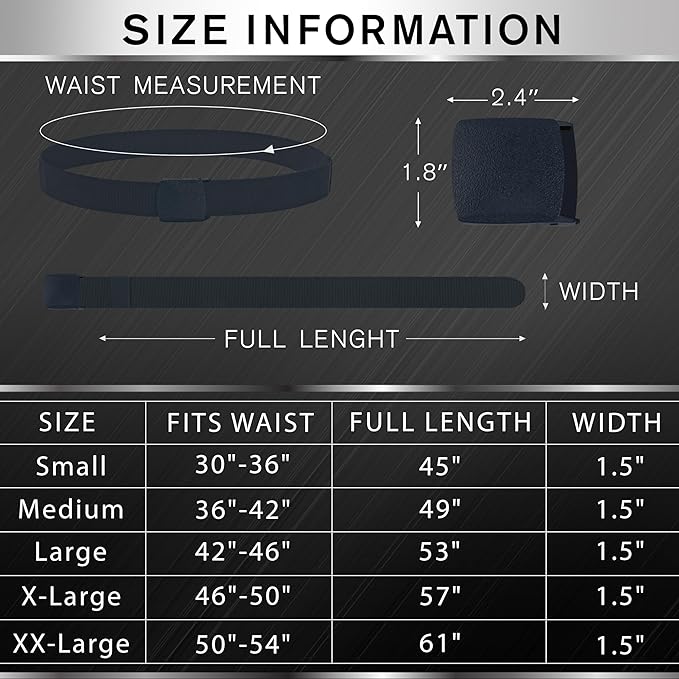 TECEUM Tactical Belt – Heavy-Duty & Quick Release – Military, Work, Rigger, Duty & Utility Belt for Men