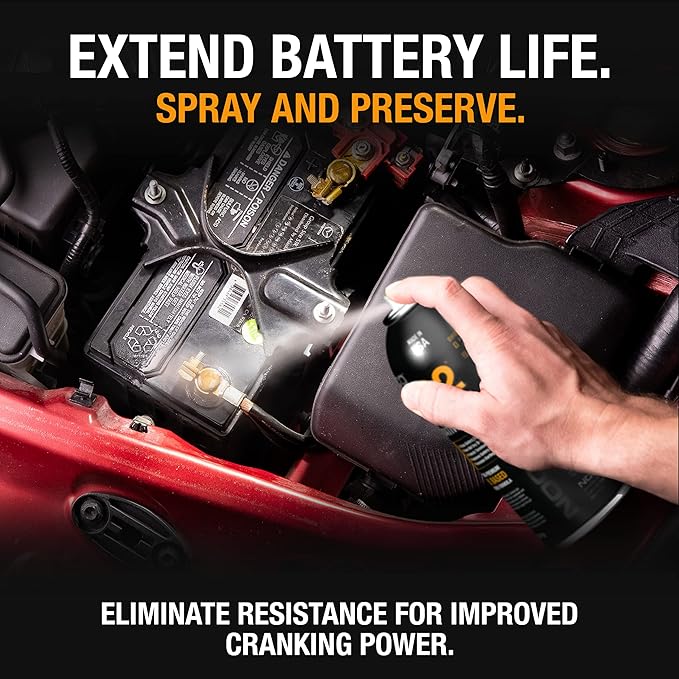 NOCO NCP2 A202 12.25 Oz Oil-Based Battery Corrosion Preventative, Corrosion Inhibitor, and Battery Terminal Protector Grease Spray