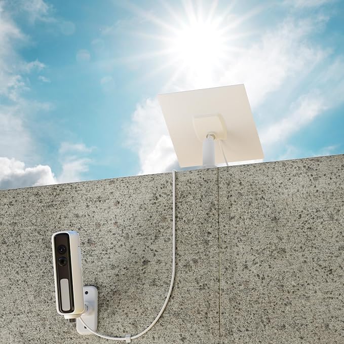Reli Solar Panel for Camera in Birddy Bird House & Bird Feeder & Bird Bath, Efficient Power Solution for Camera