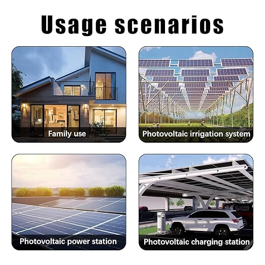 DC Miniature Circuit Breaker 1000V, IP65 Waterproof PV Solar DC Disconnect Switch with DIN Rail Enclosure, Solar Panel Disconnect Switch for Solar PV System (63A)